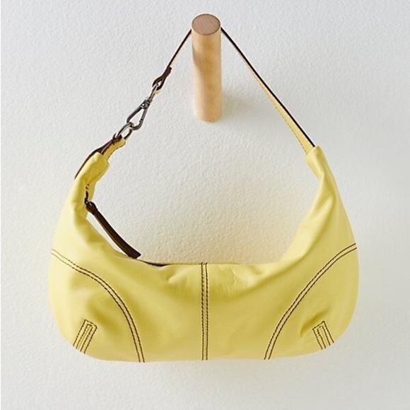 FREE PEOPLE Real World Clutch Leather Hobo Bag - Picture 4 of 13